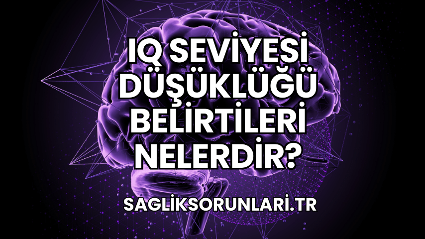 IQ Seviyesi Düşüklüğü Belirtileri Nelerdir?