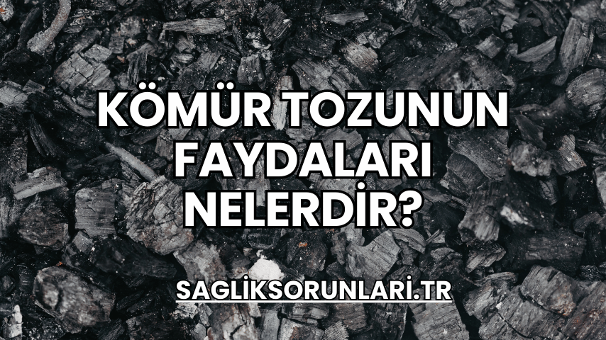 Kömür Tozunun Faydaları Nelerdir?