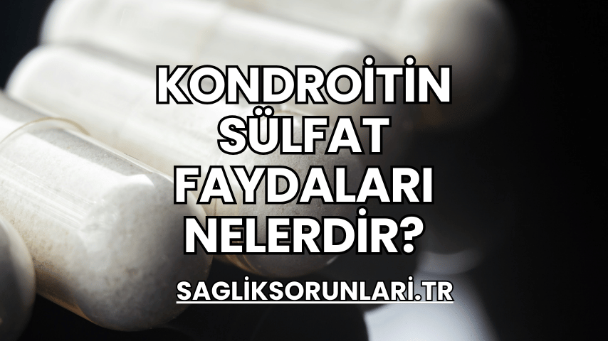 Kondroitin Sülfat Faydaları Nelerdir?