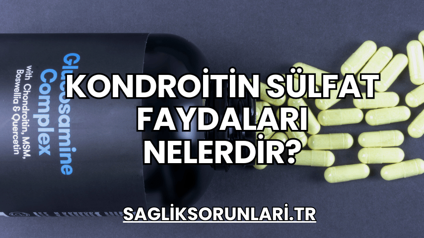 Kondroitin Sülfat Faydaları Nelerdir?