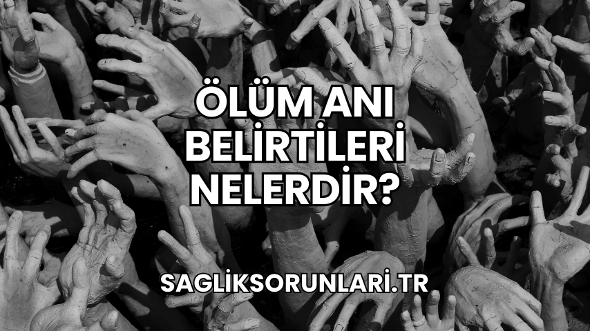 Ölüm Anı Belirtileri Nelerdir?