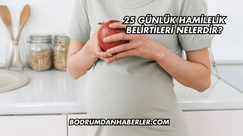 25 Günlük Hamilelik Belirtileri Nelerdir?