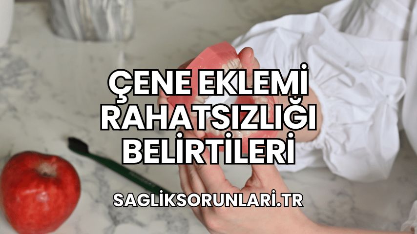 Çene Eklemi Rahatsızlığı Belirtileri