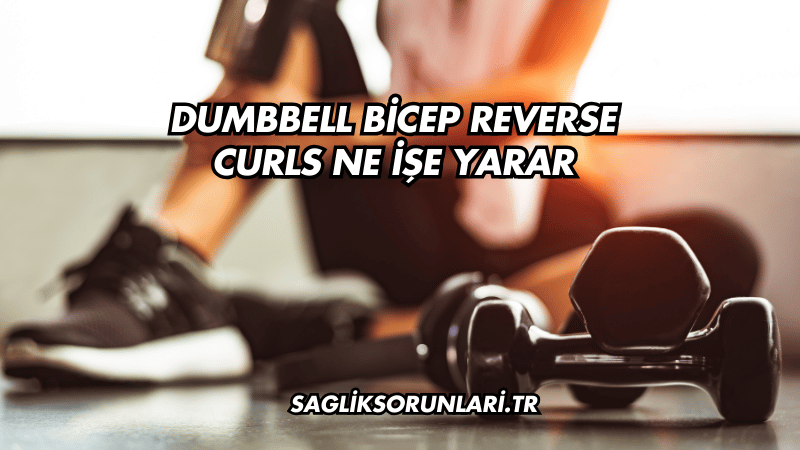 Dumbbell Bicep Reverse Curls Ne İşe Yarar?